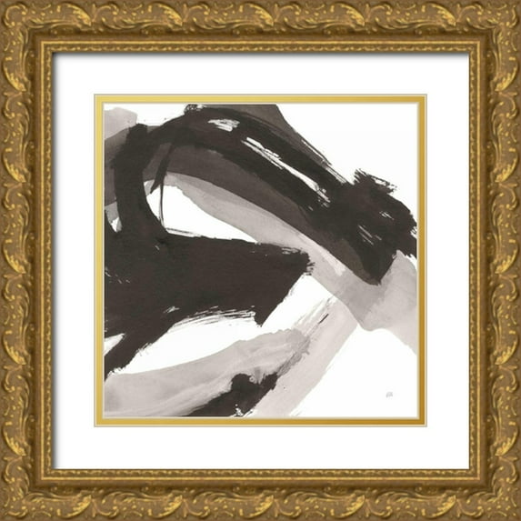 Paschke, Chris 12x12 Gold Ornate Wood Framed with Double Matting Museum Art Print Titled - Chaos II
