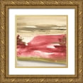thumbnail image 1 of Paschke, Chris 12x12 Gold Ornate Wood Framed with Double Matting Museum Art Print Titled - Red Rock I, 1 of 4
