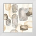 thumbnail image 1 of Paschke, Chris 12x12 White Modern Wood Framed Museum Art Print Titled - Neutral Stones I, 1 of 4