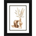 thumbnail image 1 of Paschke, Chris 13x18 Black Ornate Wood Framed with Double Matting Museum Art Print Titled - Earthy Vase Gray Bunny Tail, 1 of 4