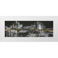 thumbnail image 1 of Paschke, Chris 14x7 White Modern Wood Framed Museum Art Print Titled - Urban Gold II, 1 of 4