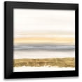 thumbnail image 1 of Paschke, Chris 15x15 Black Modern Framed Museum Art Print Titled - Gold and Gray Sand III, 1 of 5