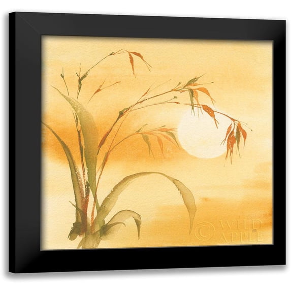 Paschke, Chris 15x15 Black Modern Framed Museum Art Print Titled - Moon Season Summer