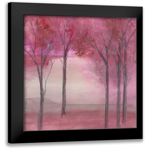 Paschke, Chris 15x15 Black Modern Framed Museum Art Print Titled - Under the Trees
