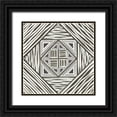 thumbnail image 1 of Paschke, Chris 15x15 Black Ornate Wood Framed with Double Matting Museum Art Print Titled - Graphics II, 1 of 4