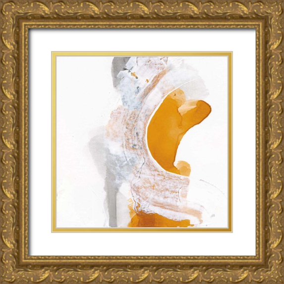 Paschke, Chris 15x15 Gold Ornate Wood Framed with Double Matting Museum Art Print Titled - Amber Wash I