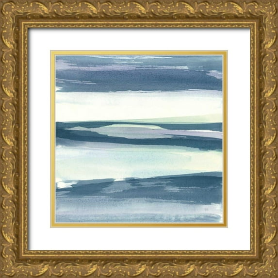 Paschke, Chris 15x15 Gold Ornate Wood Framed with Double Matting Museum Art Print Titled - Mint Dawn II