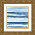 thumbnail image 1 of Paschke, Chris 15x15 Gold Ornate Wood Framed with Double Matting Museum Art Print Titled - Stripes IV, 1 of 4