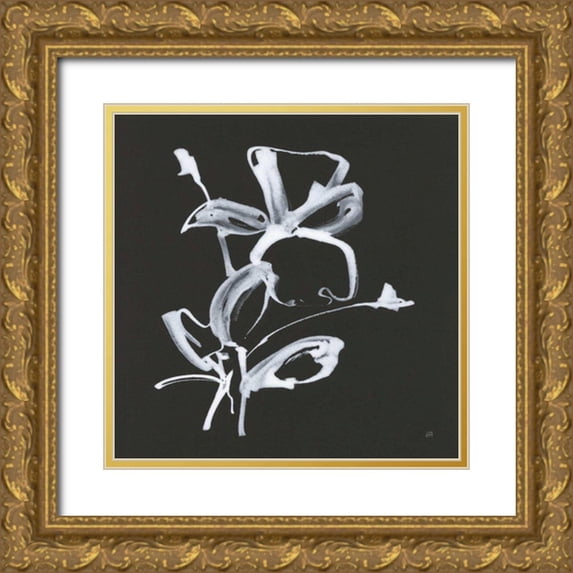 Paschke, Chris 15x15 Gold Ornate Wood Framed with Double Matting Museum Art Print Titled - Wildflowers II