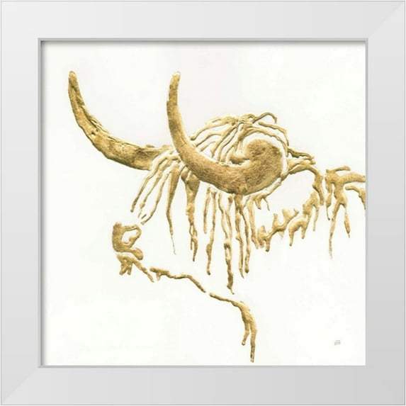 Paschke, Chris 15x15 White Modern Wood Framed Museum Art Print Titled - Gilded Highlander III