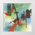 thumbnail image 1 of Paschke, Chris 15x15 White Modern Wood Framed Museum Art Print Titled - Graffiti Blue I, 1 of 4