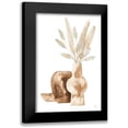 thumbnail image 1 of Paschke, Chris 17x24 Black Modern Framed Museum Art Print Titled - Vase Gray Bunny Tail, 1 of 5