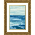 thumbnail image 1 of Paschke, Chris 17x24 Gold Ornate Wood Framed with Double Matting Museum Art Print Titled - Lost in Blue, 1 of 4