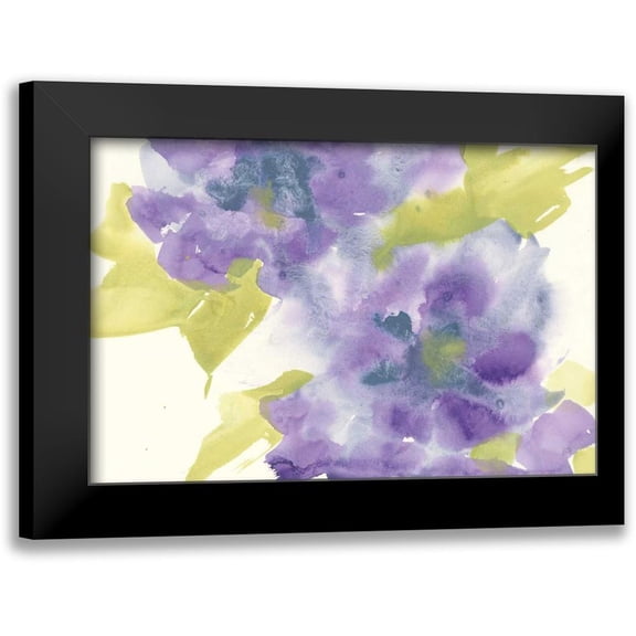 Paschke, Chris 18x13 Black Modern Framed Museum Art Print Titled - Violet and Gray II
