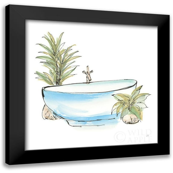 Paschke, Chris 20x20 Black Modern Framed Museum Art Print Titled - Tub IV