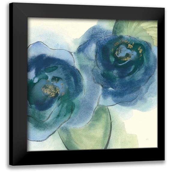 Paschke, Chris 20x20 Black Modern Framed Museum Art Print Titled - Wannabe Poppies IV