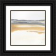 thumbnail image 1 of Paschke, Chris 20x20 Black Ornate Wood Framed with Double Matting Museum Art Print Titled - Beige and Gold I, 1 of 4