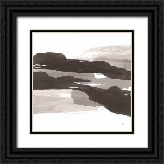 Paschke, Chris 20x20 Black Ornate Wood Framed with Double Matting Museum Art Print Titled - Black and White Classic III