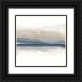 thumbnail image 1 of Paschke, Chris 20x20 Black Ornate Wood Framed with Double Matting Museum Art Print Titled - Tonal Blue Gray II, 1 of 4