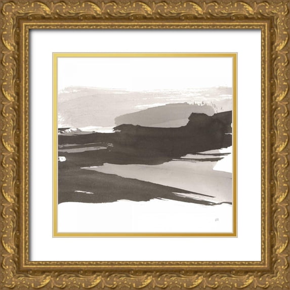 Paschke, Chris 20x20 Gold Ornate Wood Framed with Double Matting Museum Art Print Titled - Black and White Classic IV