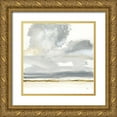 thumbnail image 1 of Paschke, Chris 20x20 Gold Ornate Wood Framed with Double Matting Museum Art Print Titled - Cumulus Gray II, 1 of 4