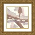 thumbnail image 1 of Paschke, Chris 20x20 Gold Ornate Wood Framed with Double Matting Museum Art Print Titled - White and Placid I Blush, 1 of 4