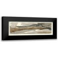 thumbnail image 1 of Paschke, Chris 24x11 Black Modern Framed Museum Art Print Titled - Brushscape I, 1 of 5
