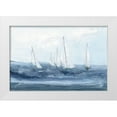 thumbnail image 1 of Paschke, Chris 24x17 White Modern Wood Framed Museum Art Print Titled - Group Sail I, 1 of 4