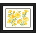 thumbnail image 1 of Paschke, Chris 24x19 Black Ornate Wood Framed with Double Matting Museum Art Print Titled - Sunshine Peonies, 1 of 4
