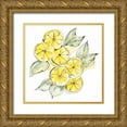 thumbnail image 1 of Paschke, Chris 26x26 Gold Ornate Wood Framed with Double Matting Museum Art Print Titled - Cut Lemons II, 1 of 4