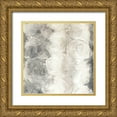 thumbnail image 1 of Paschke, Chris 26x26 Gold Ornate Wood Framed with Double Matting Museum Art Print Titled - Gray Circles I, 1 of 4