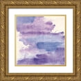 thumbnail image 1 of Paschke, Chris 26x26 Gold Ornate Wood Framed with Double Matting Museum Art Print Titled - Purple Haze I, 1 of 4