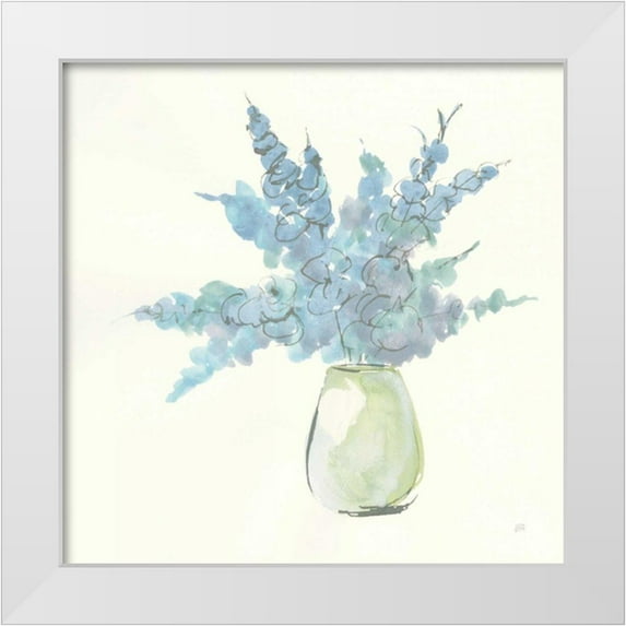 Paschke, Chris 26x26 White Modern Wood Framed Museum Art Print Titled - Plant Eucalyptus III