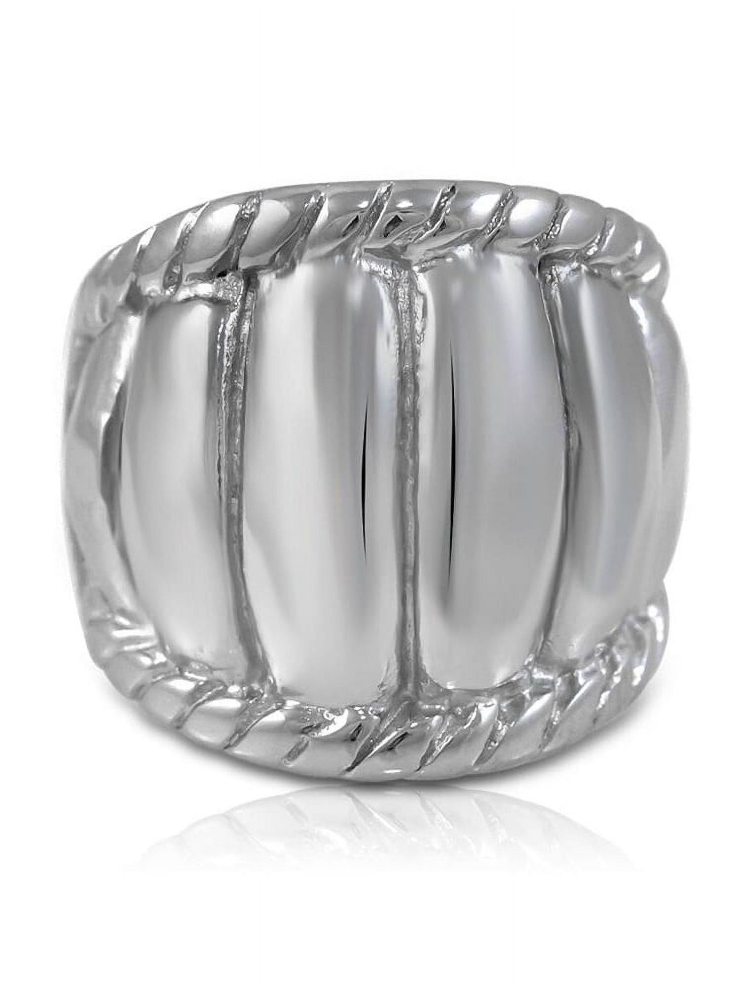 Chunky stainless steel deals rings