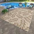 thumbnail image 1 of Paseo 5' x 7' Beige Outdoor Rug, 1 of 5