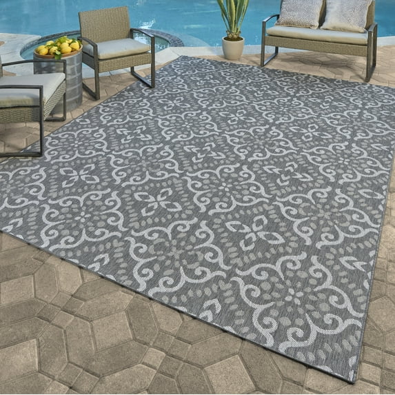 Paseo Powis Outdoor/Indoor Rug, Assorted Sizes, Assorted Colors