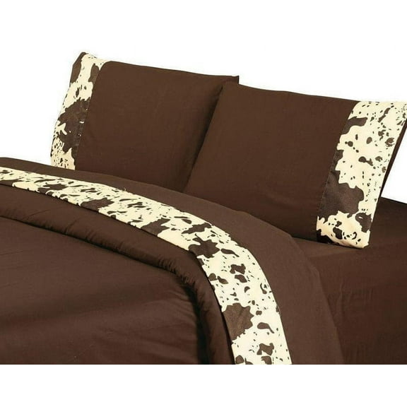 Paseo Road by Hiend Cowprint Border Sheet Set