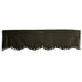 thumbnail image 1 of Paseo Road by Hiend Distressed Brown Fringed Valance, 1 of 3