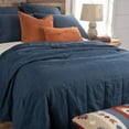 thumbnail image 1 of HiEnd Accents Stonewashed Cotton Canvas Coverlet Classic Chic Casual Bedding Lightweight Bed Cover, Queen, 1 of 2