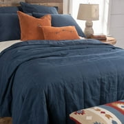 Paseo Road by Hiend Stonewashed Cotton Canvas Coverlet Denim