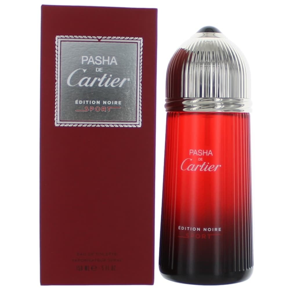 Cartier Pasha De Cartier Noire Sport Eau De Toilette Spray, oz