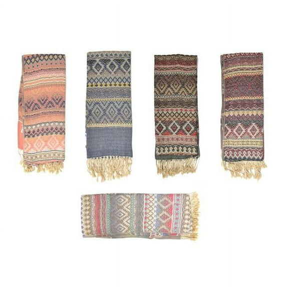 Pashmina Scarves, Assorted Color - Case of 24 - 24 Per Pack