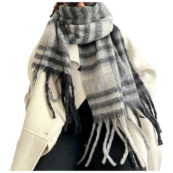 Pashmina Shawl Winter Scarves Winter Knit Scarf Hat and for Soft Warm Textured Cozy Design Cold Weather