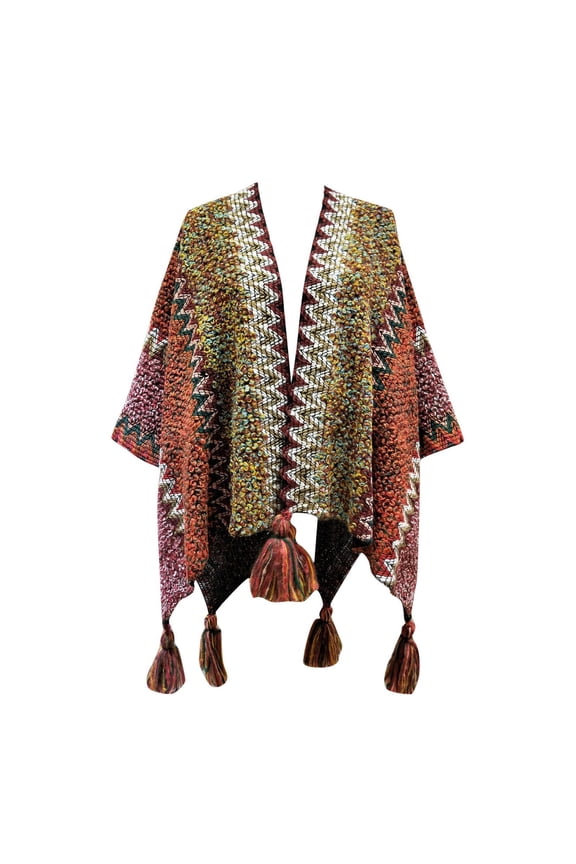 Shawl Wraps for Women Vintage Elegant Winter Striped Open Front Scarf Poncho Wedding Dresses Loose Soft Lightweight Shawls And Wraps for Evening Dresses