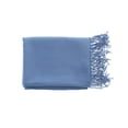 thumbnail image 1 of Pashmina-Style Shawl 26 in wide by 72 in long Beach Cottage Blue, 1 of 2