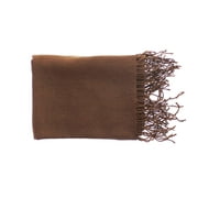 Pashmina-Style Shawl 26 in wide by 72 in long Cocoa Brown