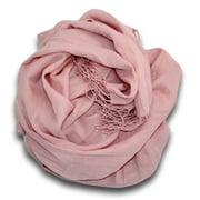Pashmina-Style Shawl 26 in wide by 72 in long Victorian Pink Lace