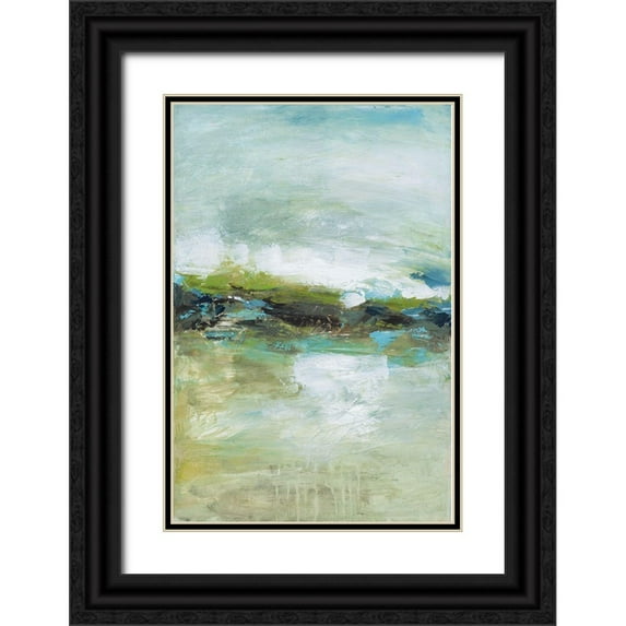 Pasion, Wani 11x14 Black Ornate Wood Framed with Double Matting Museum Art Print Titled - The Cool Before The Warmth I