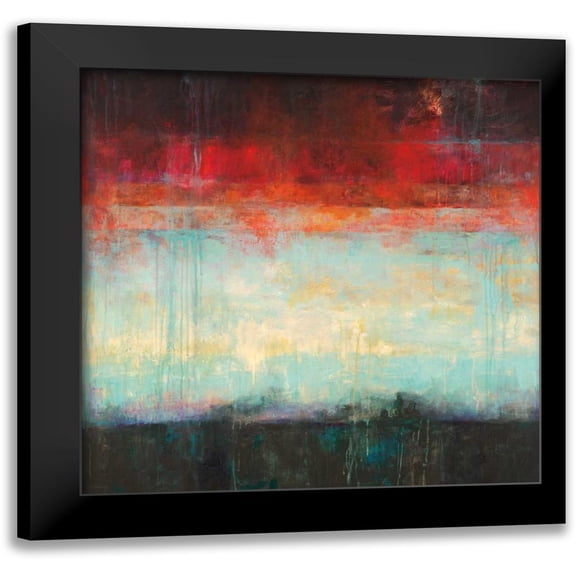 Pasion, Wani 12x12 Black Modern Framed Museum Art Print Titled - Dawn