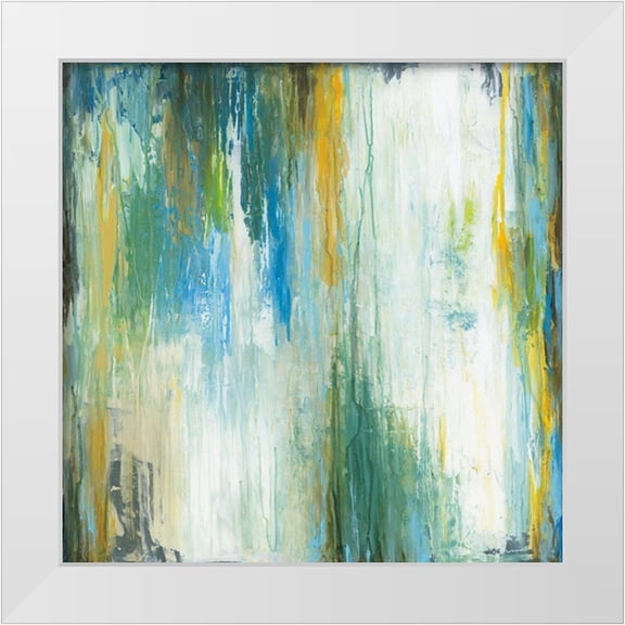 Pasion, Wani 12x12 White Modern Wood Framed Museum Art Print Titled - Blithe